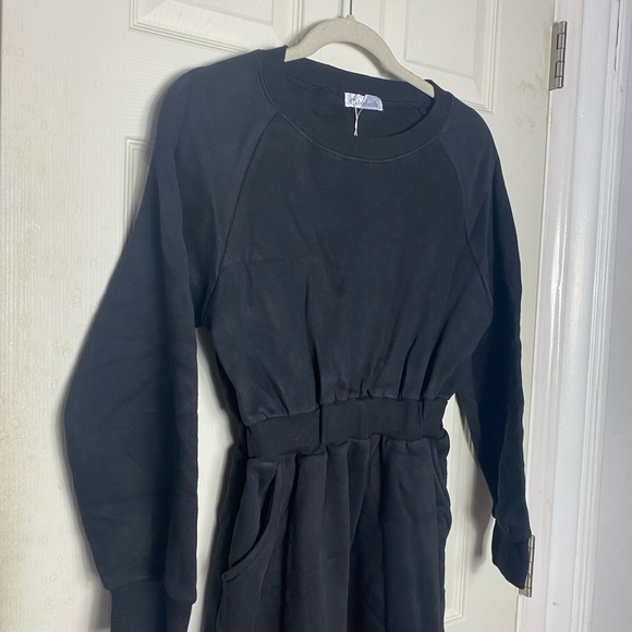 NEW Dress winter warm S/M womens black - Picture 6 of 7